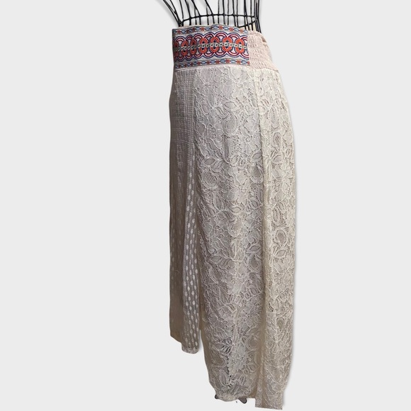 Lace Boho Midi Skirt - Picture 2 of 11